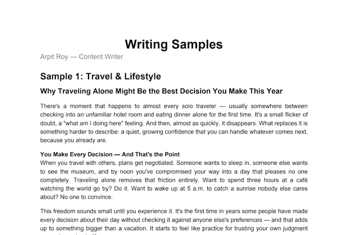 write engaging blog articles and web content