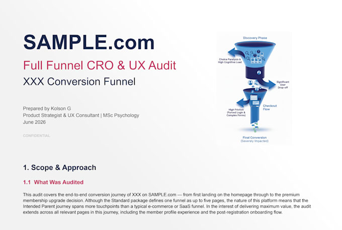conduct a psychological cro and UX audit to find why your visitor not converting