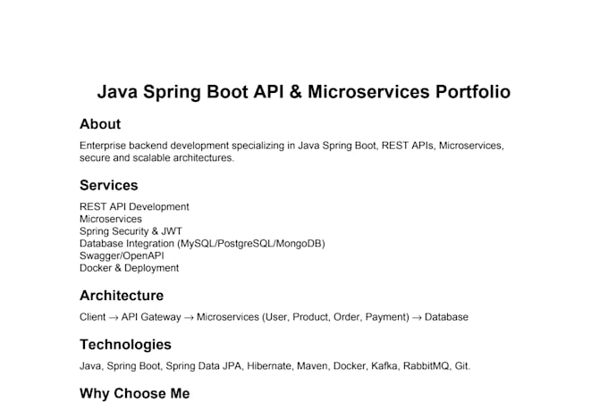 build high performance java apis and enterprise grade microservices