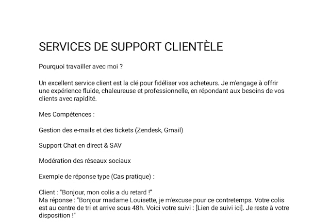 be your french chat support and call assistant
