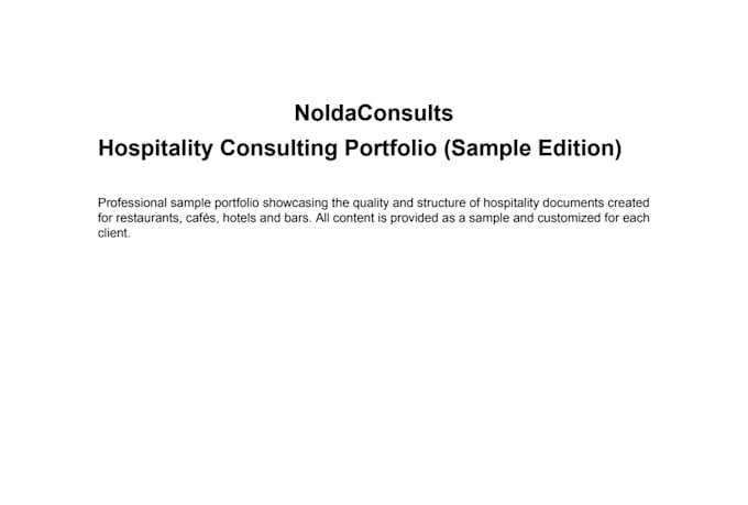 create professional restaurant sops policies and training manuals