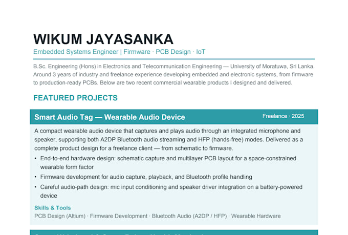 develop esp32, stm32, or arduino firmware for your iot project