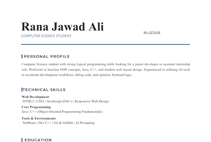 be your expert front end web developer using html css js