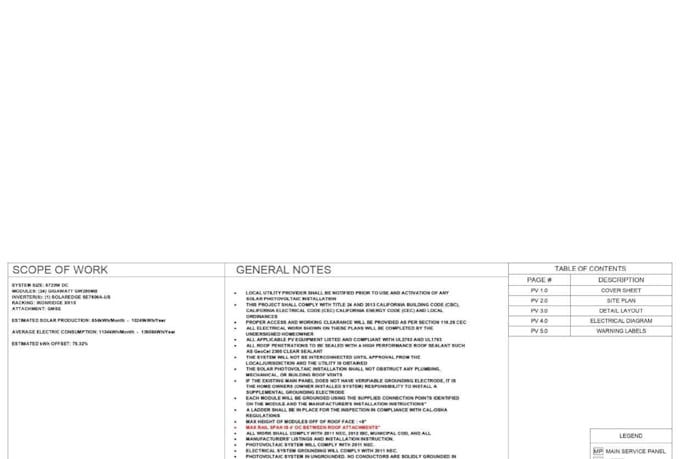 design solar pv permit plans using pvsyst and opensolar