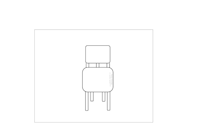 design a professional print ready vector chair