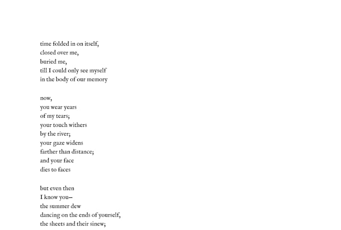 write you a poem that reflects you and your writing style