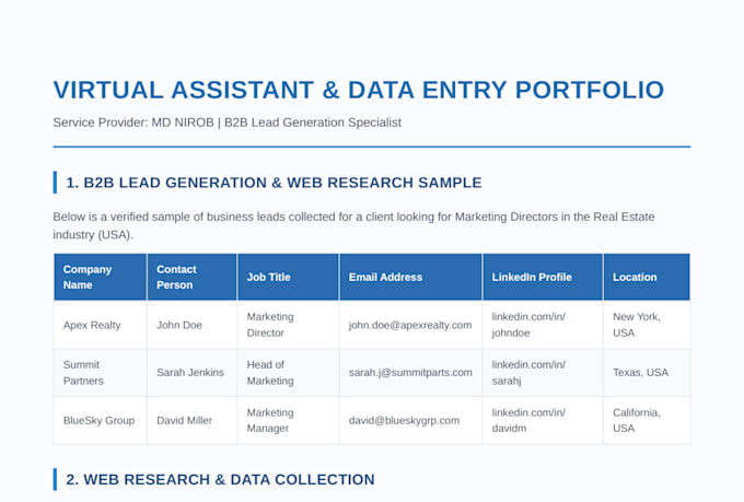 be your virtual assistant for data entry,copy paste