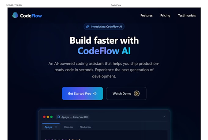 convert figma to nextjs or reactjs website