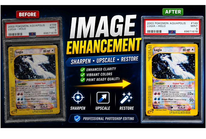 professionally enhance, sharpen, and upscale your images