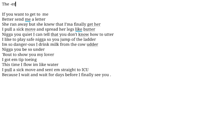 write lyrics for every music genre