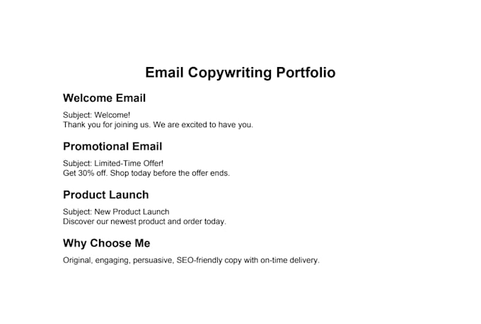 write engaging email newsletters and email copy that convert