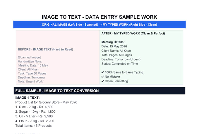 fast typing and data entry with accuracy