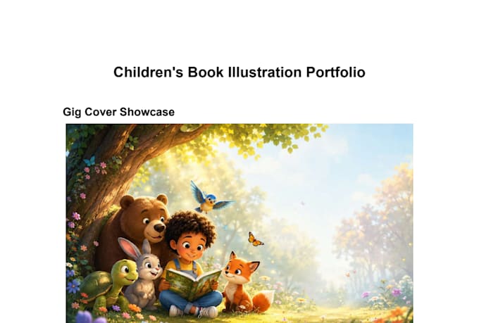 children book illustration for amazon KDP