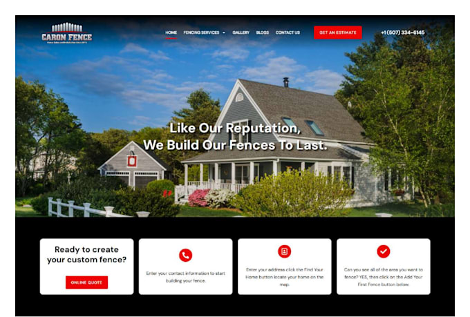 build luxury website design and website development