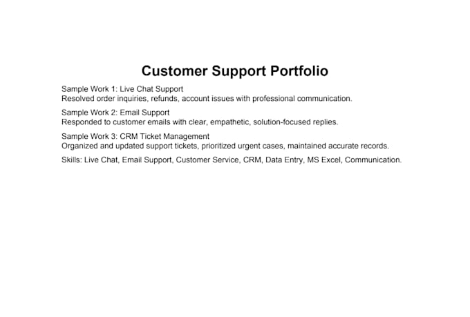 be your live chat support and customer service expert