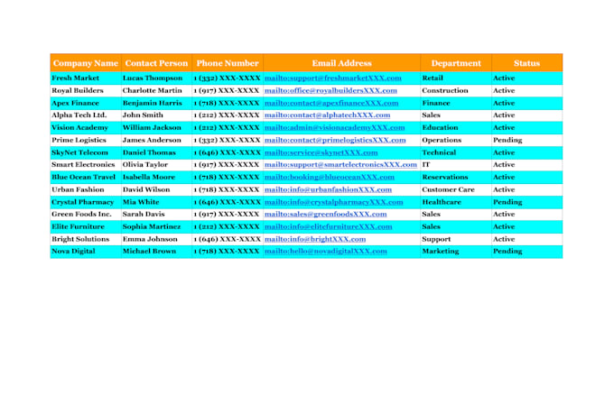 convert scattered information into structured data