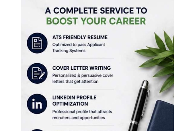 write a professional ats friendly resume and CV