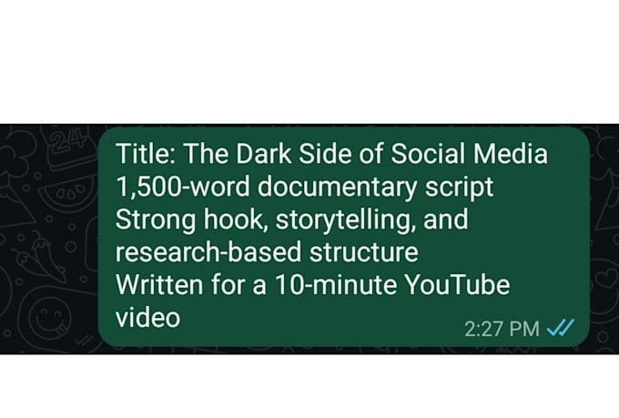 gonna write scripts for your content on youtube