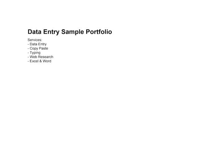 iam typing data enty expert