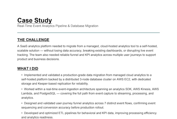 audit, design, and optimize your data pipeline