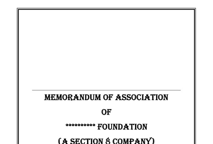 provide service of incorporation with drafting and consulting and for inc20a