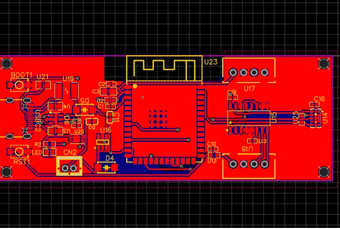 design low power esp32 pcb with usb c, battery charging and hardware integration