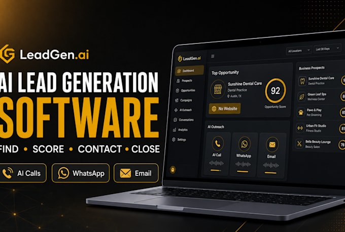 provide ai business lead generation and outreach software