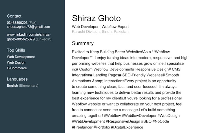build a mordern responsive webflow website for your business