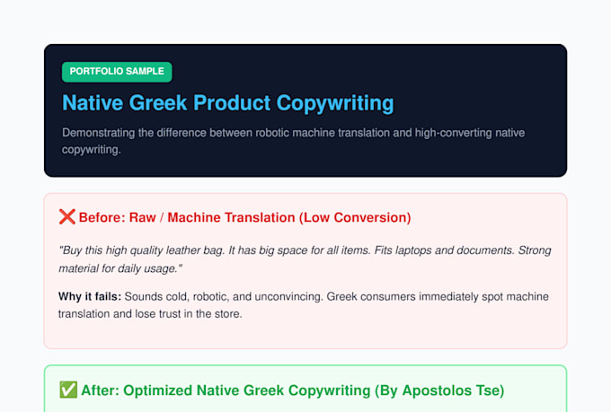 professionally translate and proofread english to native greek