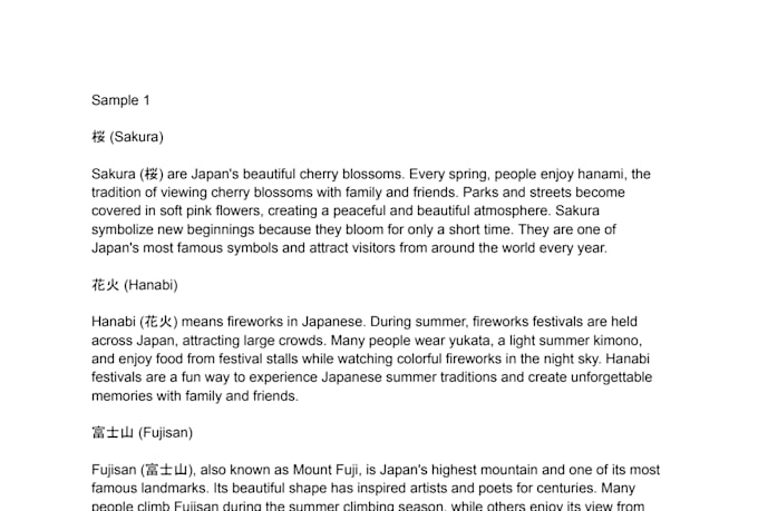 write engaging articles about japanese culture