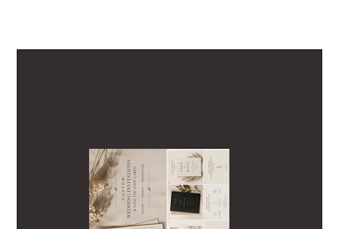 design elegant wedding invitations and save the date cards