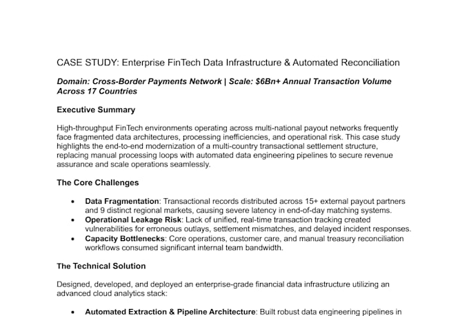 build reconciliation systems for fintech operations