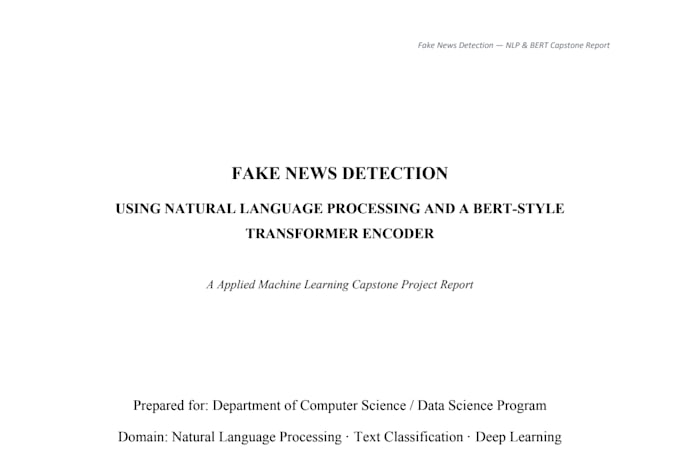 do ai, machine learning, deep learning and python projects