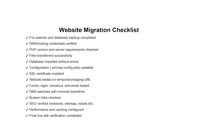 do website migration, clone or copy any website without downtime