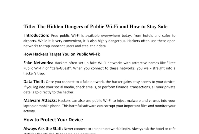 do write cybersecurity articless and tech blogs