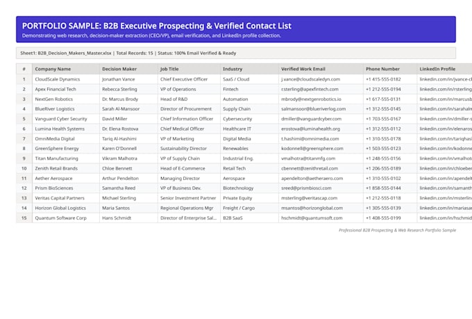do data entry work and excel sheet work