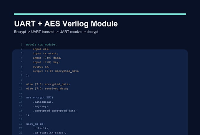 write verilog hdl code for fpga and digital