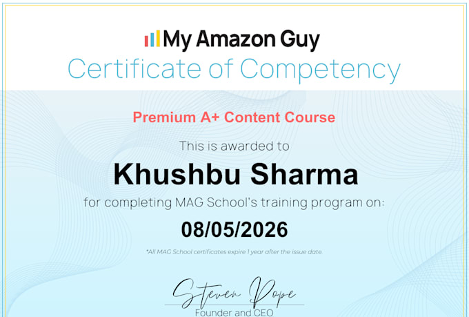 create premium amazon a plus content certified by my amazon guy school