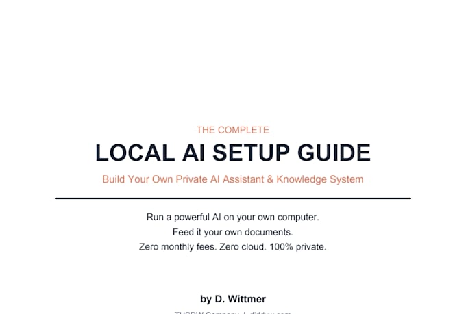 install a free local ai model on your computer, no subscription