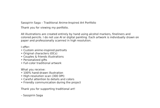 do traditional hand drawn anime art