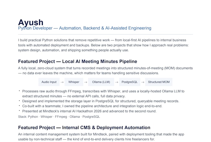 build custom python automation scripts
