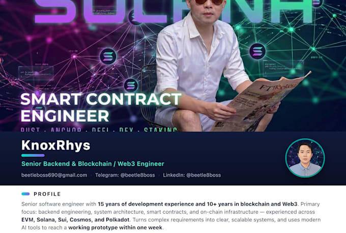 build secure solana smart contracts and full stack web3 dapps