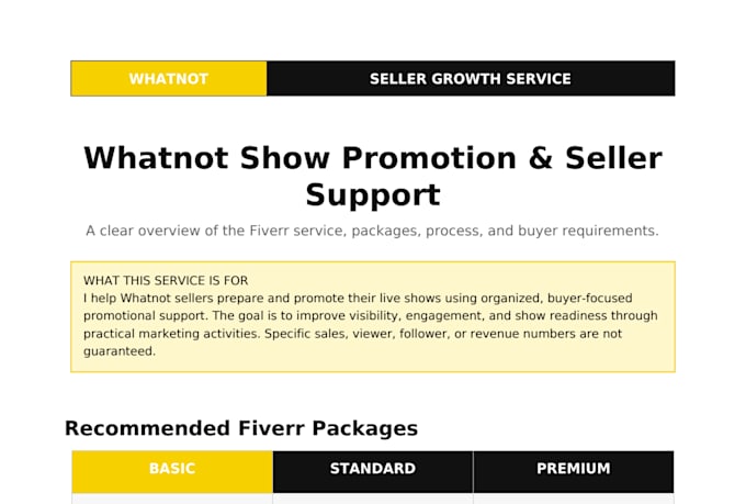 be your whatnot expert promote your whatnot show