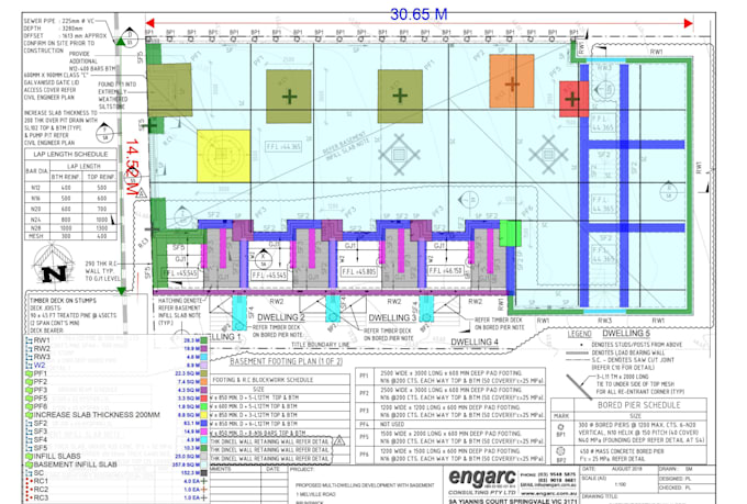 provide concrete reinforcing and formwork quantity takeoffs