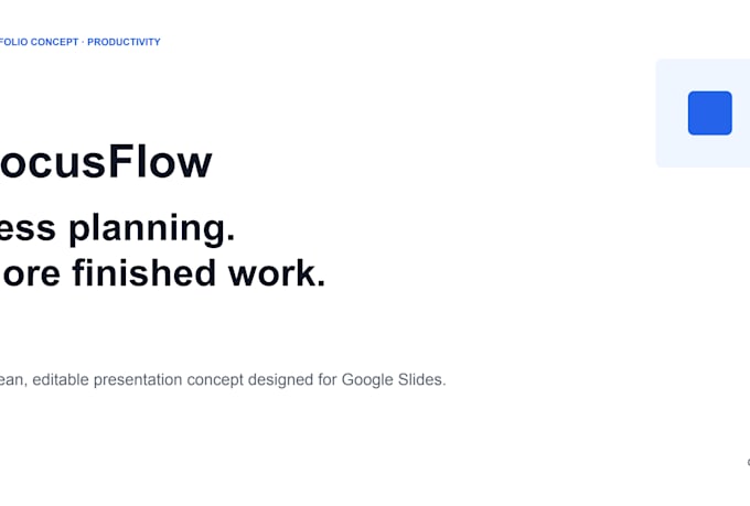 create or redesign a professional google slides presentation