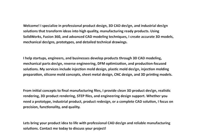 mechanical engineering part design, 3d product cad design, injection mold