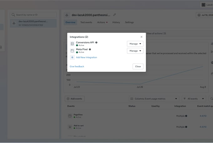 setup meta facebook pixel conversion API for shopify or wordpress