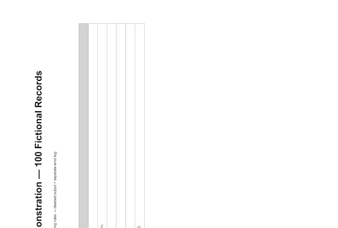 clean and standardize your excel or CSV data