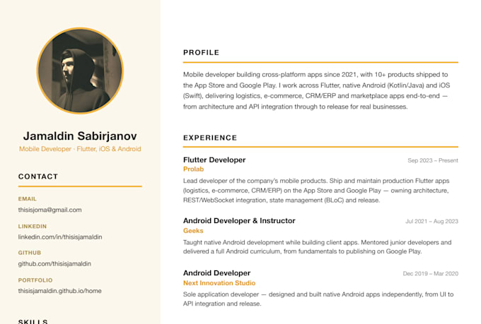 build a mobile app