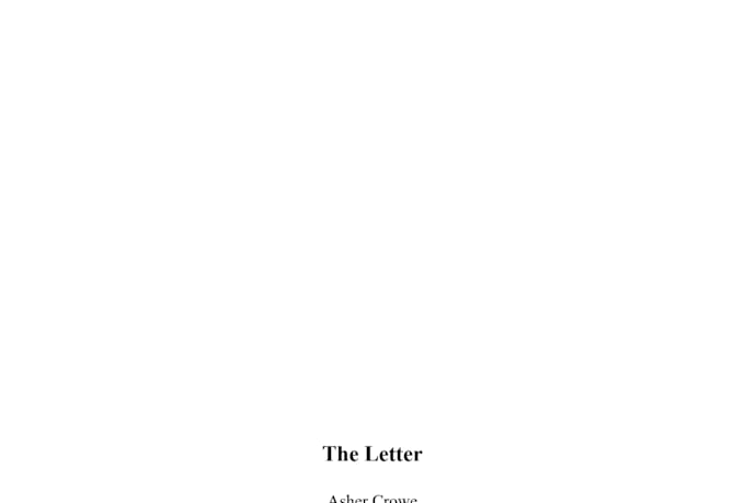 write a short story for you